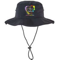 In World Where You Can Be Anything Be Kind Autism Awareness Great Gift Bucket Hat