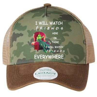 I Will Watch Friends Christmas Legacy Tie Dye Trucker Hat