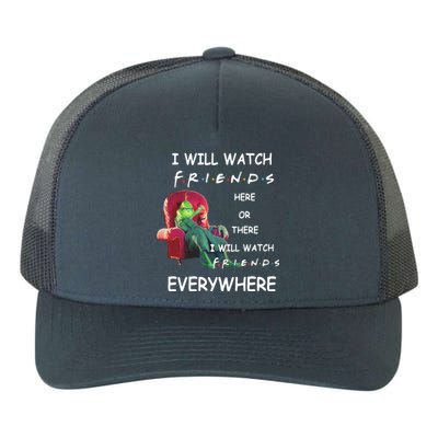 I Will Watch Friends Christmas Yupoong Adult 5-Panel Trucker Hat