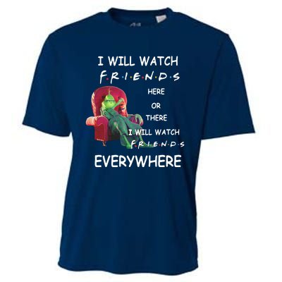 I Will Watch Friends Christmas Cooling Performance Crew T-Shirt