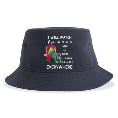 I Will Watch Friends Christmas Sustainable Bucket Hat