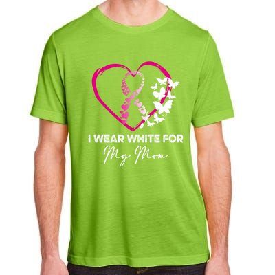 I Wear White For My Mom Breast Cancer Awareness Great Gift Meaningful Gift Adult ChromaSoft Performance T-Shirt