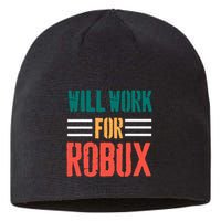 I Will Work For Robux Saying For The Blockchain And Token Sustainable Beanie