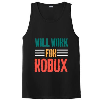 I Will Work For Robux Saying For The Blockchain And Token PosiCharge Competitor Tank