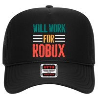 I Will Work For Robux Saying For The Blockchain And Token Trucker Hat