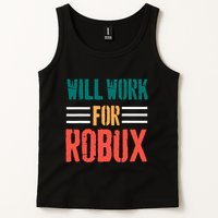 I Will Work For Robux Saying For The Blockchain And Token Tank Top