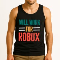 I Will Work For Robux Saying For The Blockchain And Token Tank Top