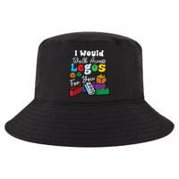 I Would Walk On Block Building For You Mom Life Funny Lover Cool Comfort Performance Bucket Hat