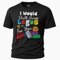 I Would Walk On Block Building For You Mom Life Funny Lover Performance Shirt