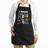 I Would Walk On Block Building For You Mom Life Funny Lover Apron
