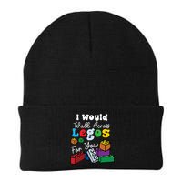 I Would Walk On Block Building For You Mom Life Funny Lover Beanie