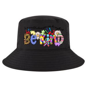 In World Where You Can Be Anything Be Kind Autism Awareness Gift Cool Comfort Performance Bucket Hat