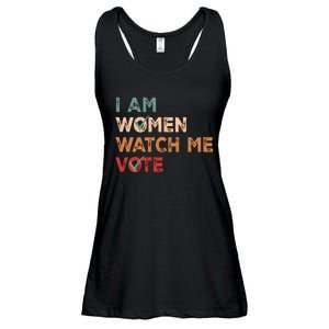 I Women Watch Me Vote Kamala Harris 2024 Ladies Essential Flowy Tank