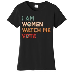 I Women Watch Me Vote Kamala Harris 2024 Women's T-Shirt