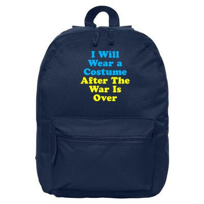 I Will Wear A Costume When War Is Over 16 in Basic Backpack