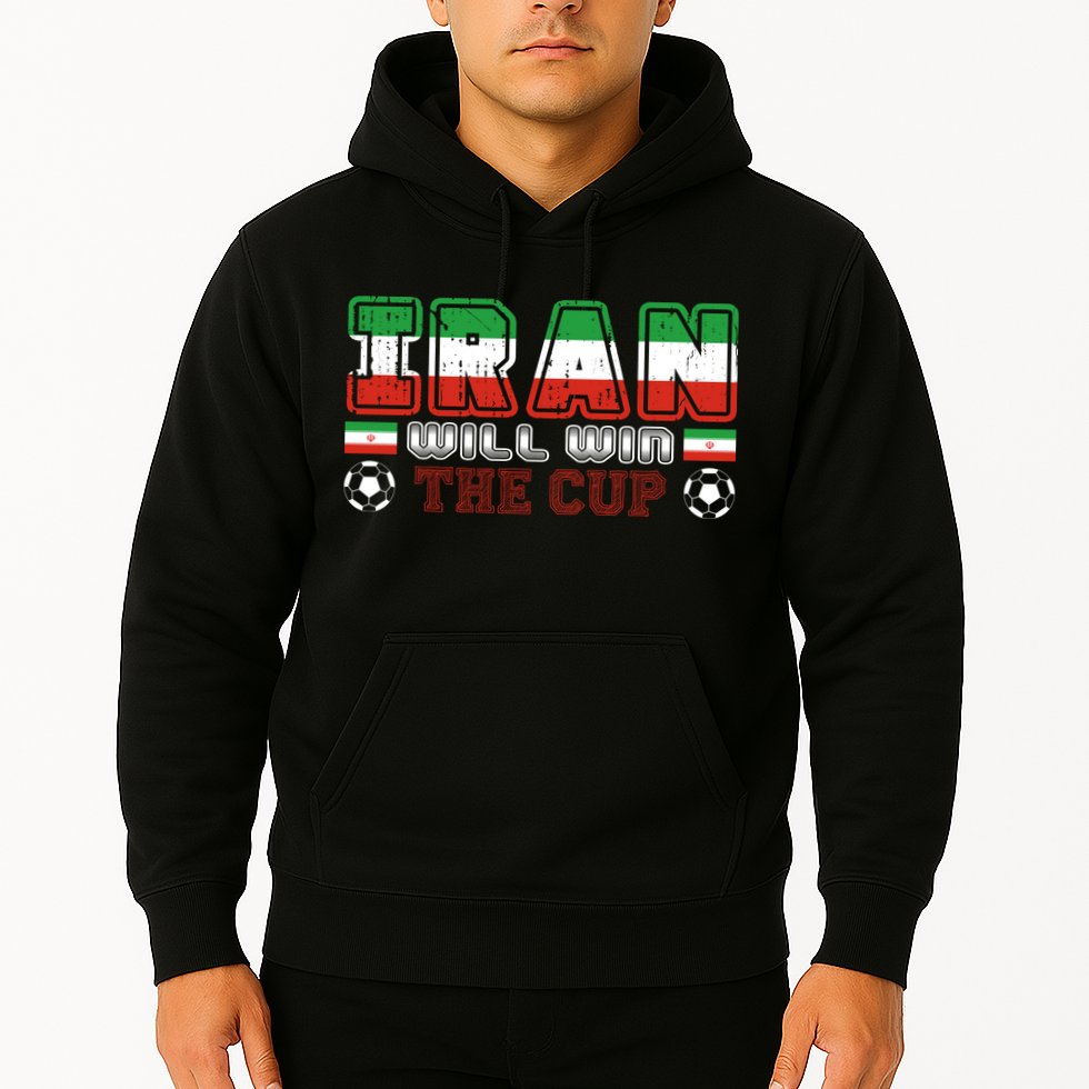 Iran Will Win The Cup IranIran Hoodie