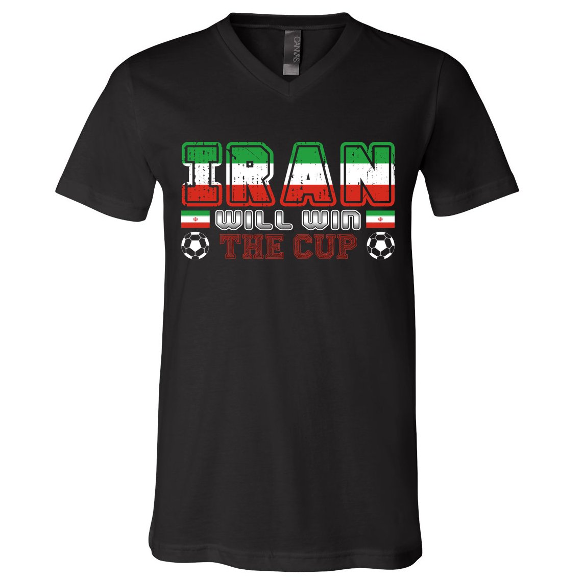 Iran Will Win The Cup IranIran V-Neck T-Shirt