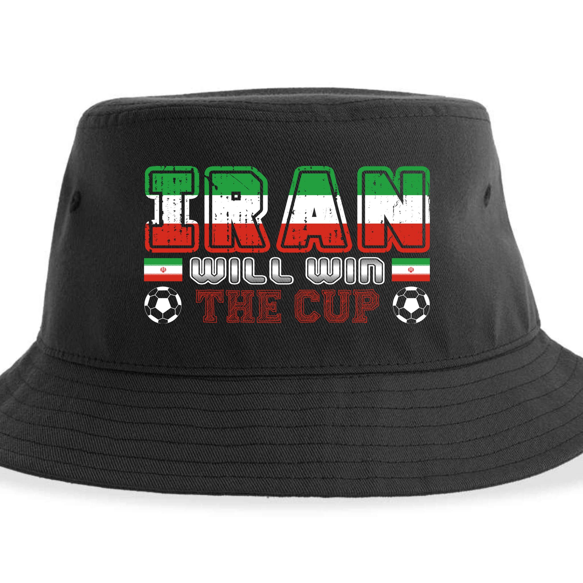 Iran Will Win The Cup IranIran Sustainable Bucket Hat