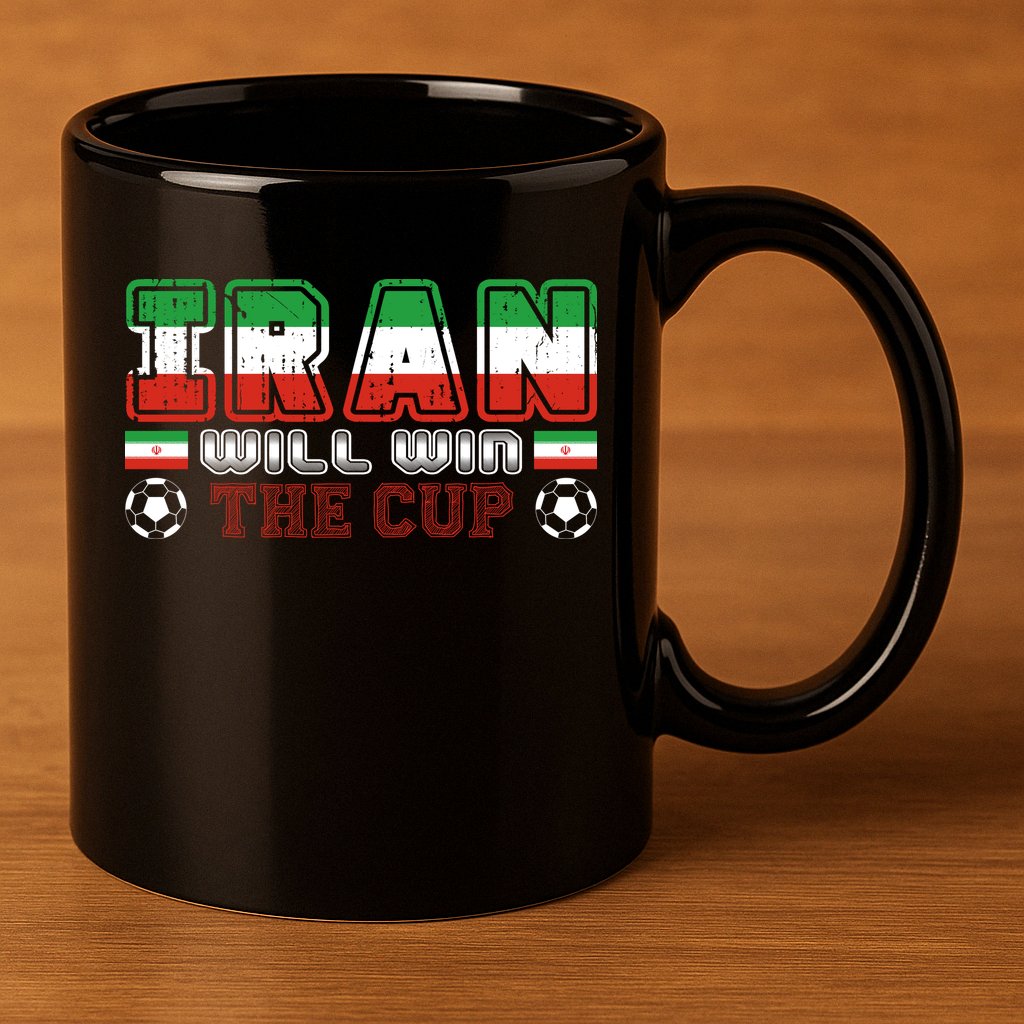 Iran Will Win The Cup IranIran 11oz C Handle Ceramic Mug