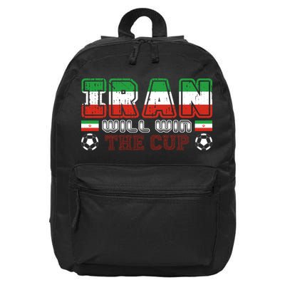 Iran Will Win The Cup IranIran 16 in Basic Backpack