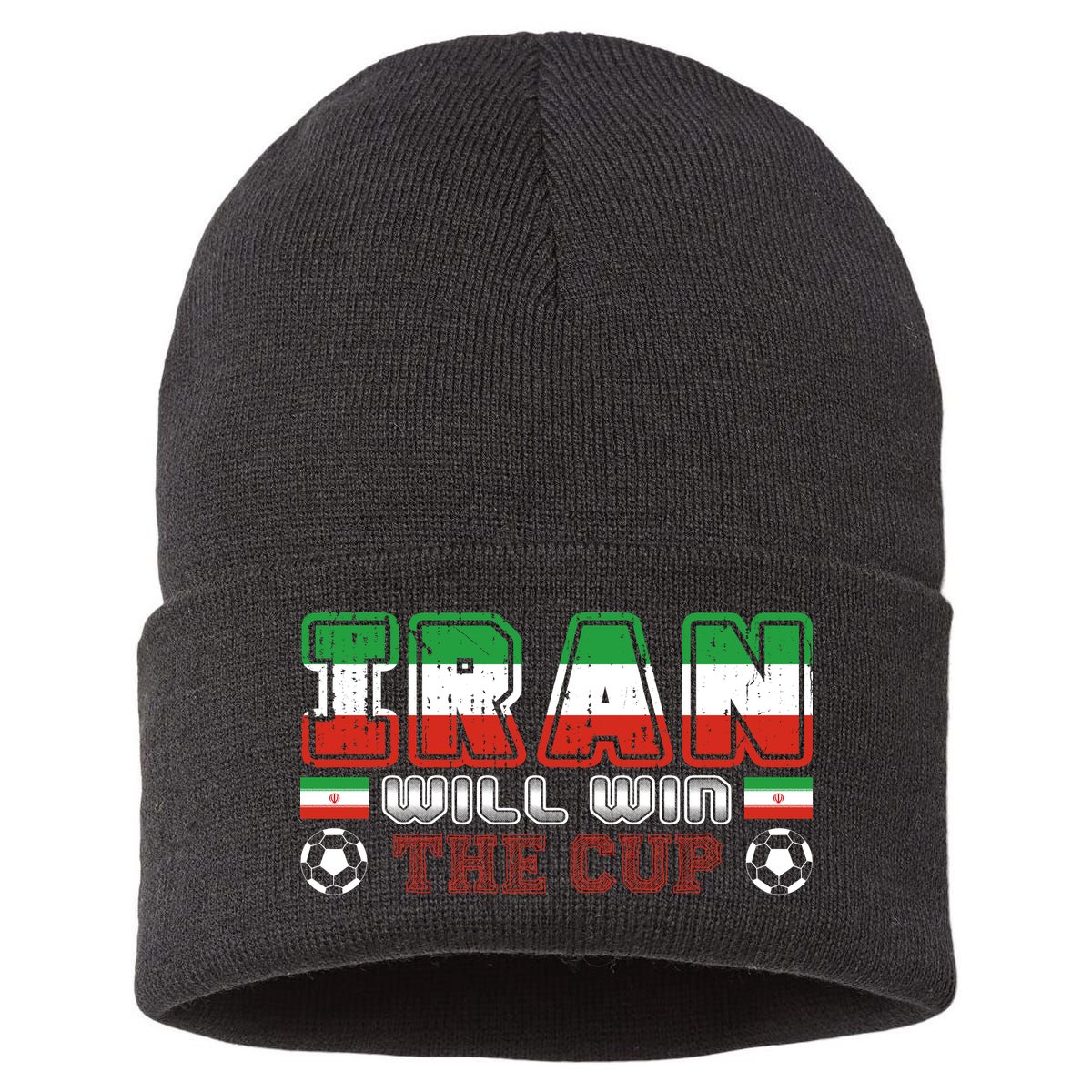 Iran Will Win The Cup IranIran Sustainable Knit Beanie