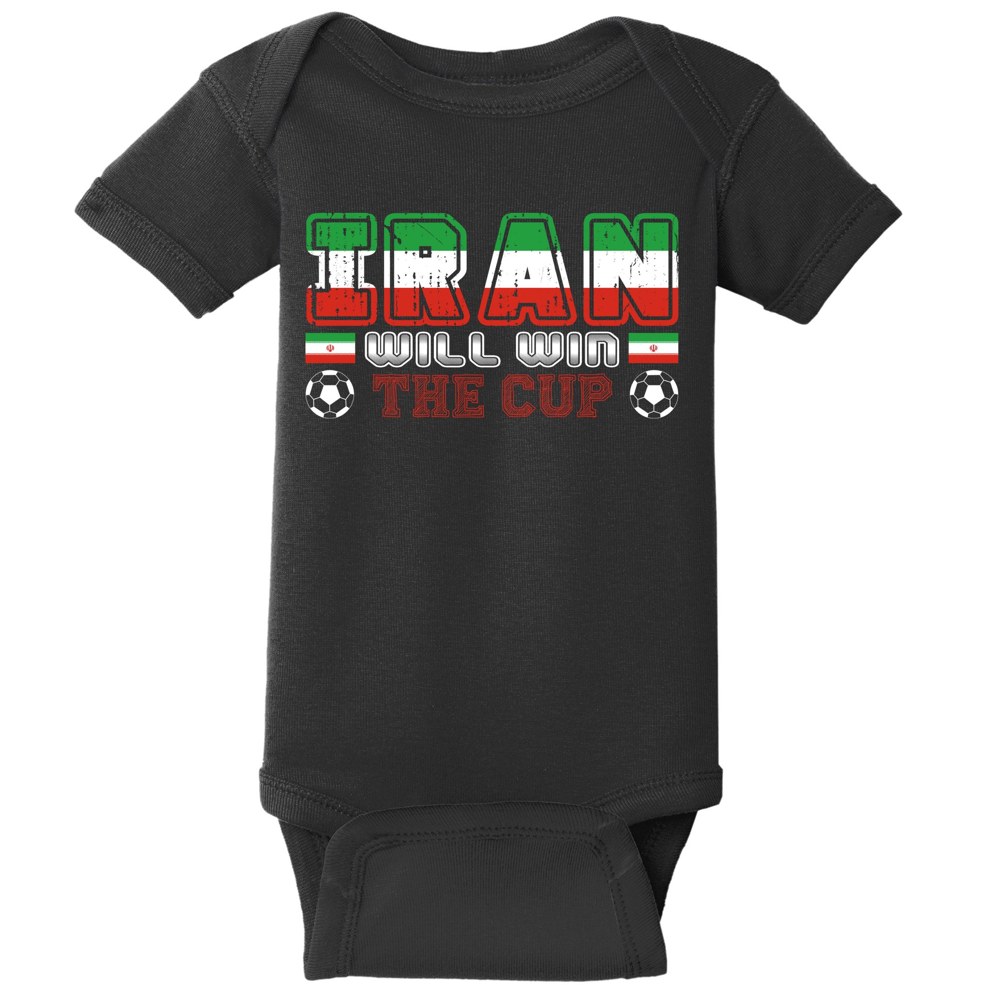 Iran Will Win The Cup IranIran Baby Bodysuit