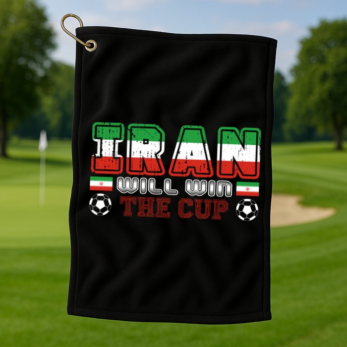 Iran Will Win The Cup IranIran Golf Towel
