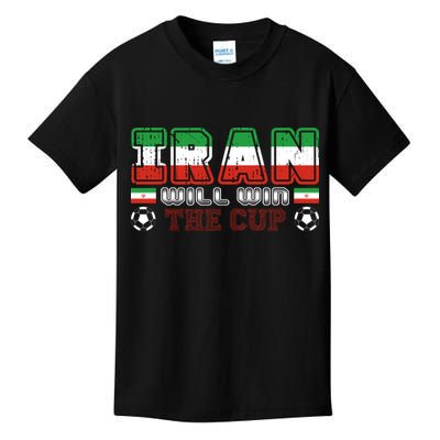 Iran Will Win The Cup IranIran Kids T-Shirt