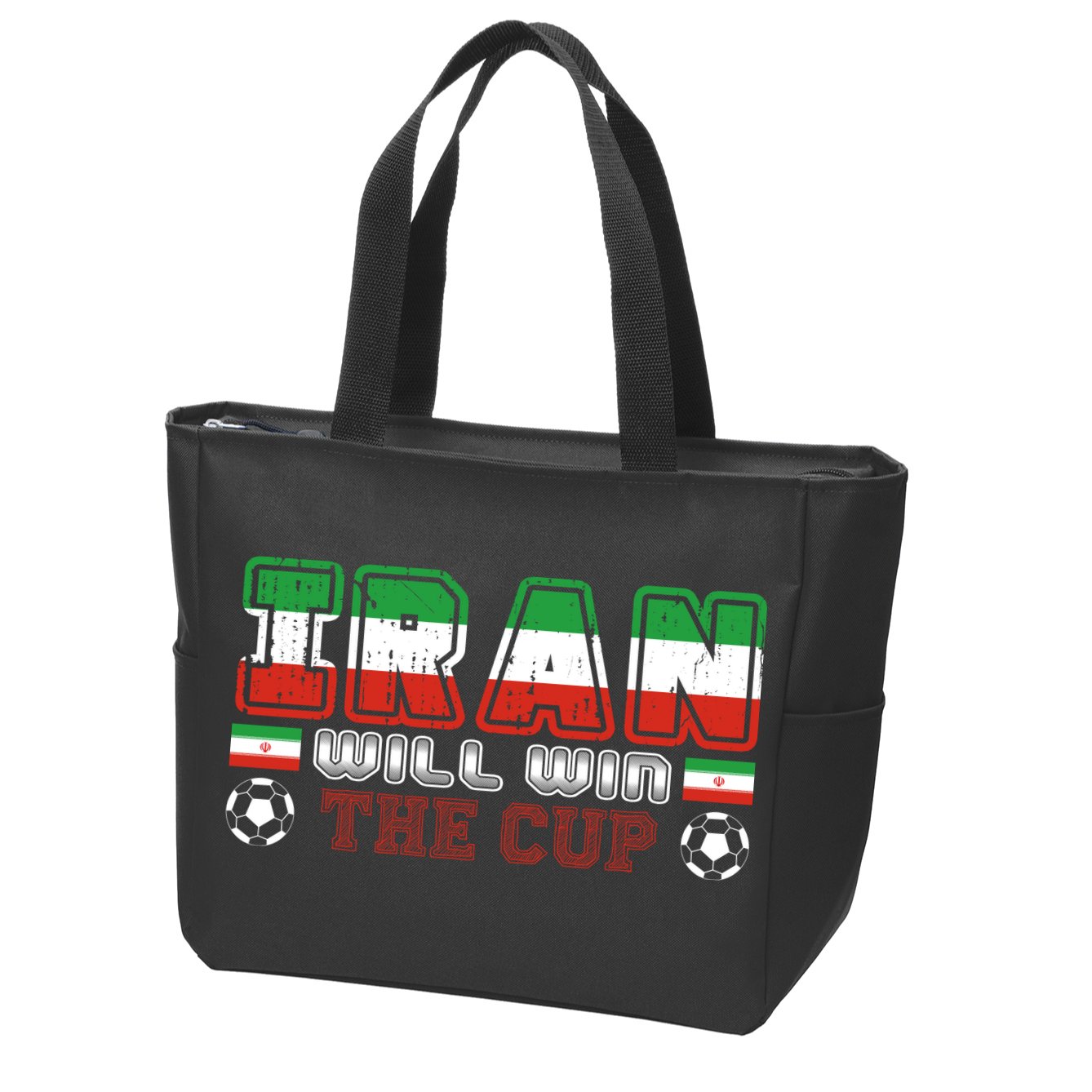 Iran Will Win The Cup IranIran Zip Tote Bag