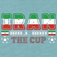 Iran Will Win The Cup IranIran Sueded Cloud Jersey T-Shirt