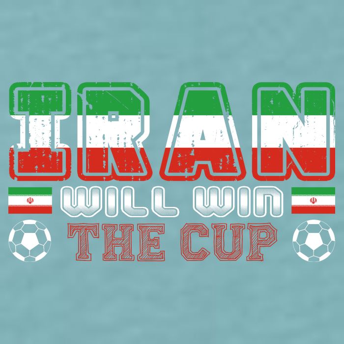 Iran Will Win The Cup IranIran Sueded Cloud Jersey T-Shirt