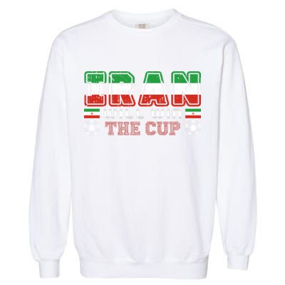 Iran Will Win The Cup IranIran Garment-Dyed Sweatshirt