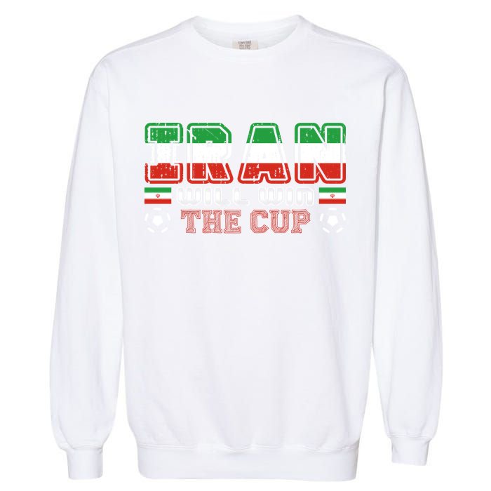 Iran Will Win The Cup IranIran Garment-Dyed Sweatshirt
