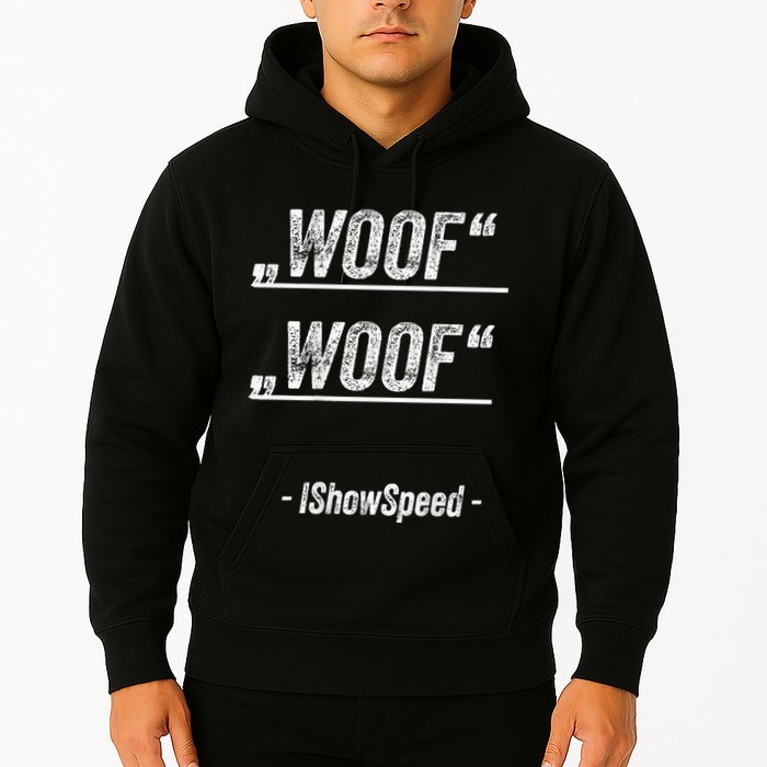Ishowspeed Wof Woof Streamer Fan Hoodie