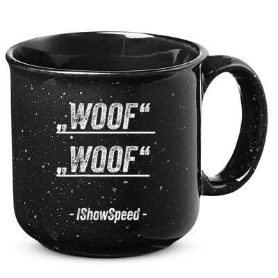 Ishowspeed Wof Woof Streamer Fan 15oz Campfire Ceramic Mug