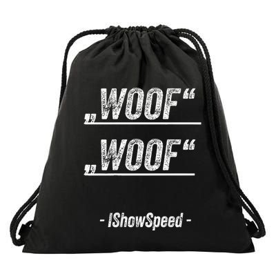 Ishowspeed Wof Woof Streamer Fan Drawstring Bag