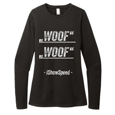 Ishowspeed Wof Woof Streamer Fan Womens CVC Long Sleeve Shirt