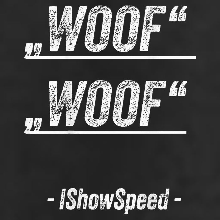 Ishowspeed Wof Woof Streamer Fan Crop Fleece Hoodie