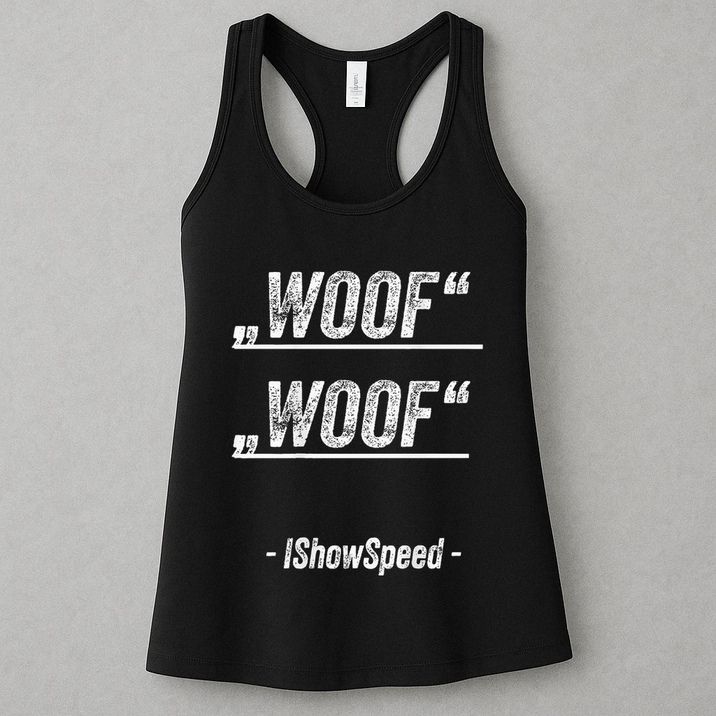 Ishowspeed Wof Woof Streamer Fan Womens Tank Top
