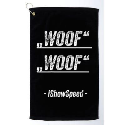 Ishowspeed Wof Woof Streamer Fan Golf Towel