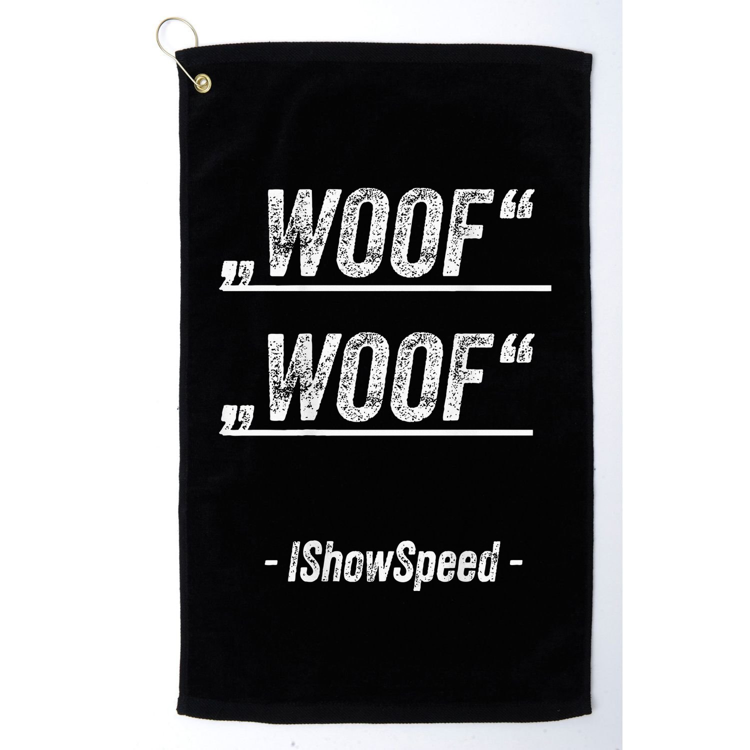 Ishowspeed Wof Woof Streamer Fan Golf Towel