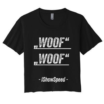 Ishowspeed Wof Woof Streamer Fan Crop Top