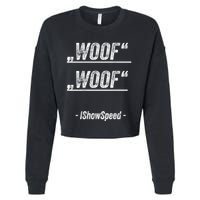 Ishowspeed Wof Woof Streamer Fan Cropped Pullover Crew