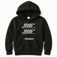 Ishowspeed Wof Woof Streamer Fan Kids Hoodie