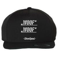 Ishowspeed Wof Woof Streamer Fan Wool Snapback Cap