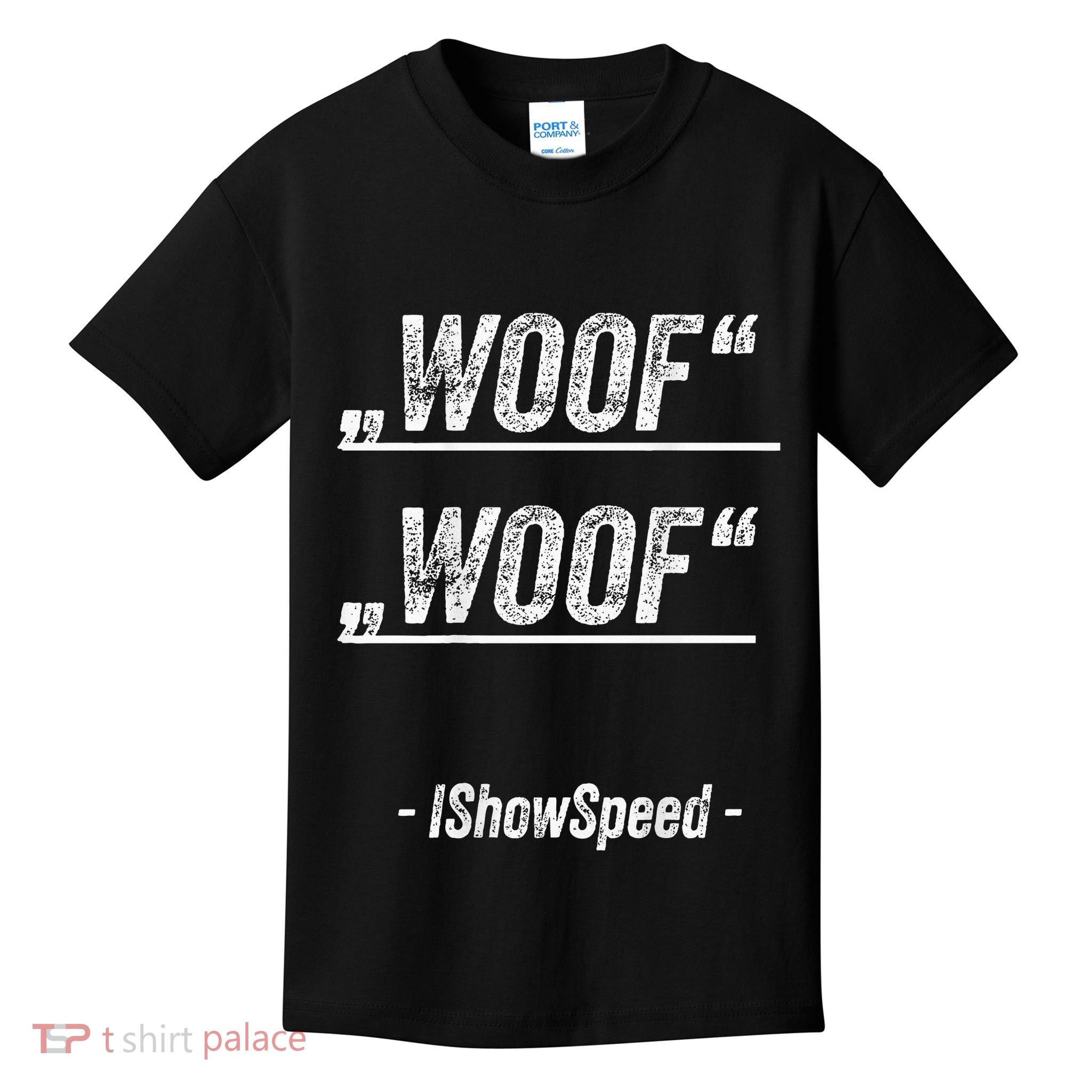 Ishowspeed Wof Woof Streamer Fan Kids T-Shirt