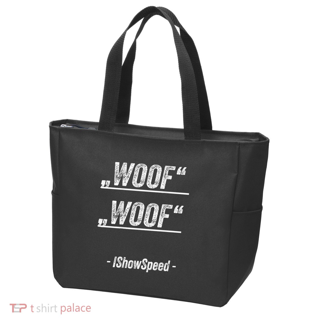 Ishowspeed Wof Woof Streamer Fan Zip Tote Bag