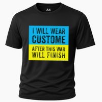 I Will Wear Costume After This War Will Finish Zelensky Cooling Performance Crew T-Shirt