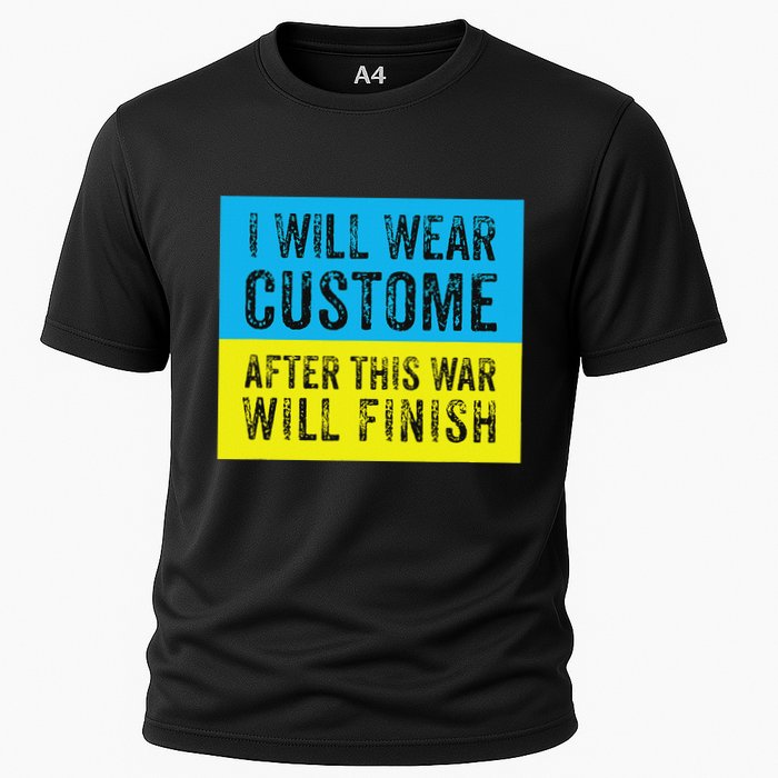 I Will Wear Costume After This War Will Finish Zelensky Cooling Performance Crew T-Shirt