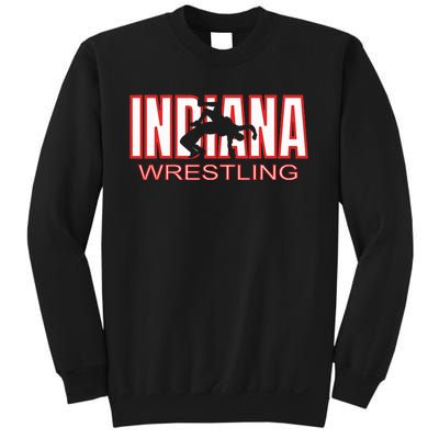 Indiana Wrestler Wrestling Team State Pride Gift Sweatshirt